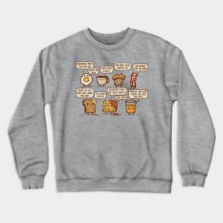 Breakfast Puns are Waffle Crewneck Sweatshirt